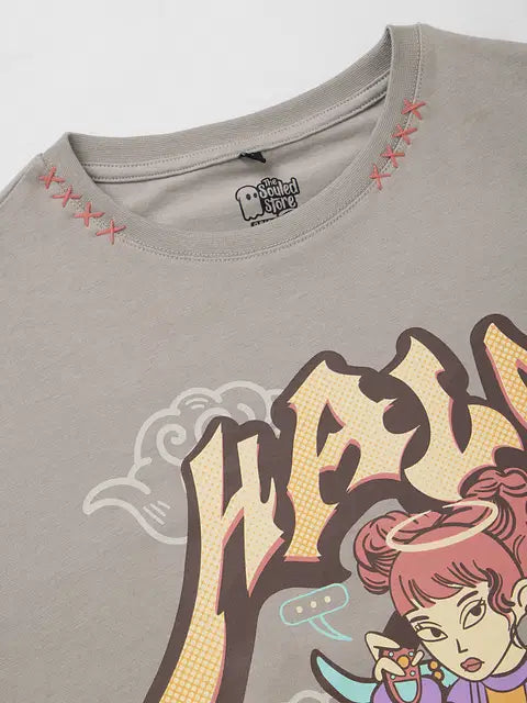 Angel Halo Women Oversized T-Shirts