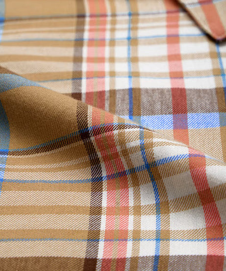 Plaid Maple Women Boyfriend Shirts