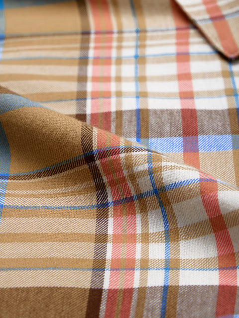 Plaid Maple Women Boyfriend Shirts