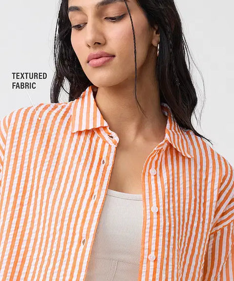 Tangerine Women Cropped Shirts