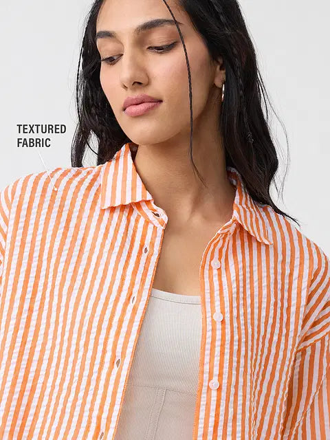Tangerine Women Cropped Shirts