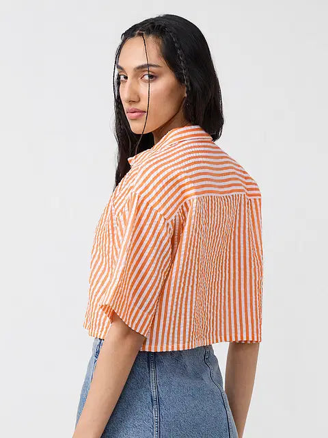 Tangerine Women Cropped Shirts