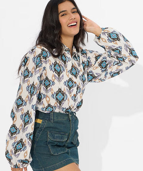 TSS Originals Ikat Twist Women Shirts