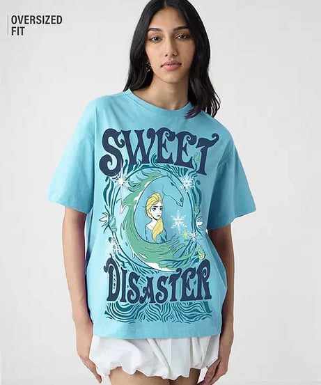 Sweet Disaster Women Oversized T-Shirts