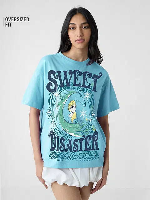 Sweet Disaster Women Oversized T-Shirts