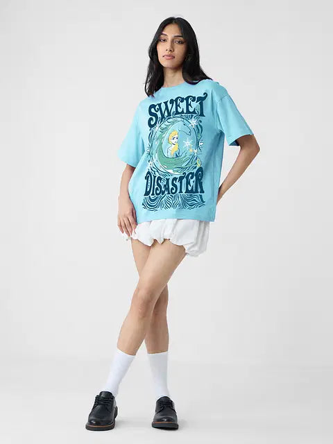 Sweet Disaster Women Oversized T-Shirts