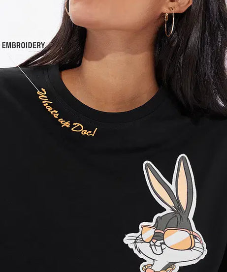 What's Up Doc Women Oversized T-Shirts