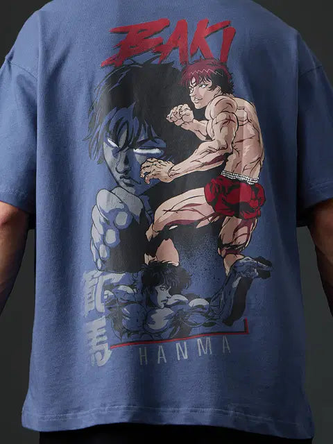 Baki Hanma The Strongest Oversized T-Shirts