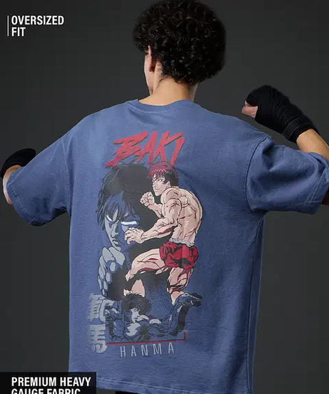 Baki Hanma The Strongest Oversized T-Shirts