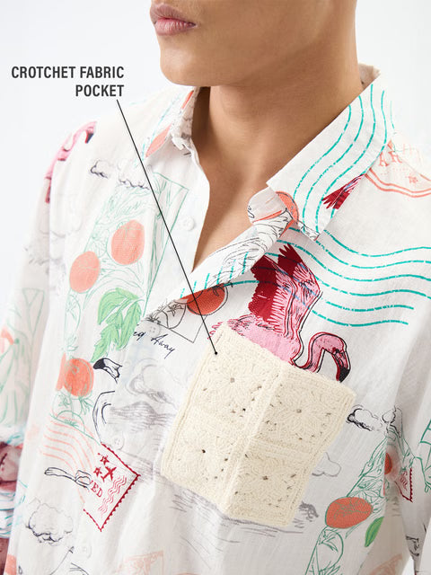 Travel Away Oversized Shirts