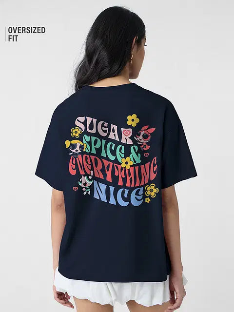 Spice and Nice Women Oversized T-Shirts