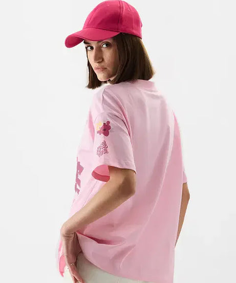 Pink Trouble Women Oversized T-Shirts