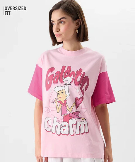 The Jetsons Galactic Charm Women Oversized T-Shirts
