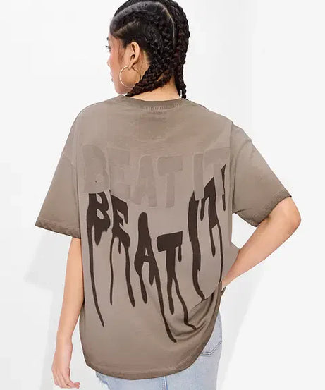 Beat It Women Oversized T-Shirts