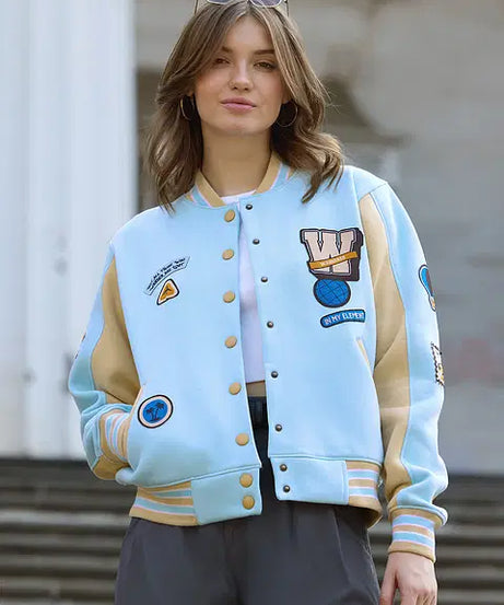 Wanderlust Life Women Oversized Varsity Jackets