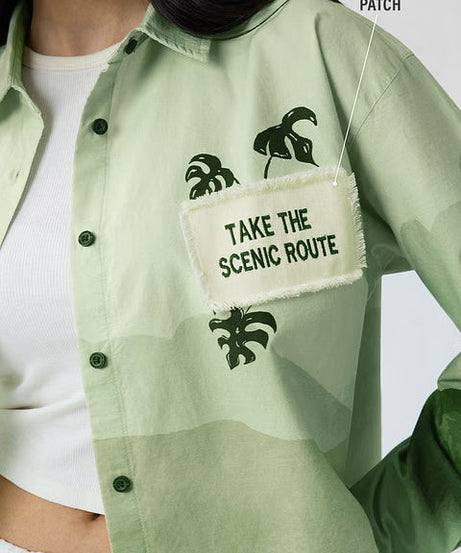 TSS Originals Scenic Route Women Boyfriend Shirts