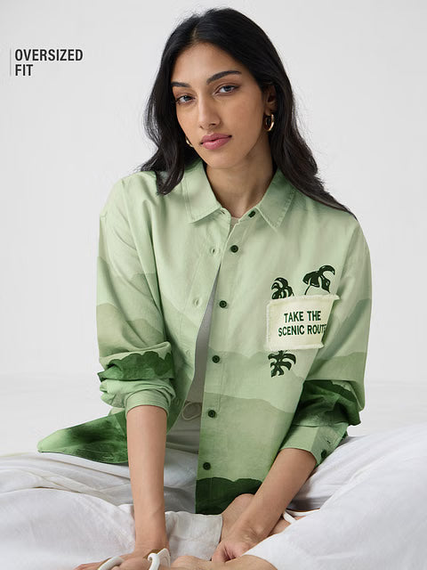 TSS Originals Scenic Route Women Boyfriend Shirts