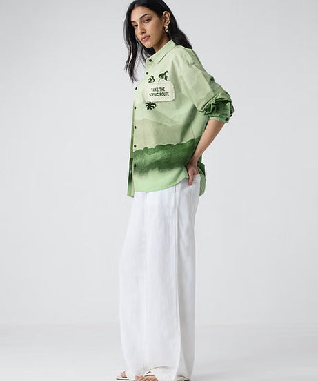 TSS Originals Scenic Route Women Boyfriend Shirts