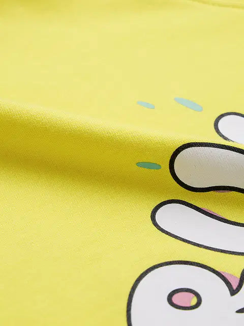 Running Away Women Oversized Cropped T-Shirts