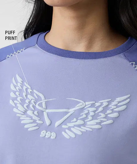 Angel Cloud Nine Women Oversized T-Shirts