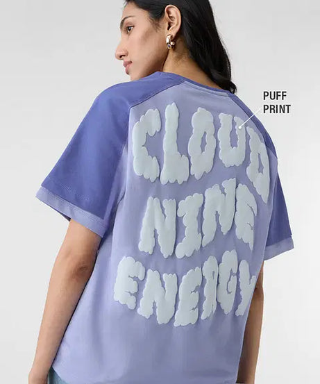Angel Cloud Nine Women Oversized T-Shirts