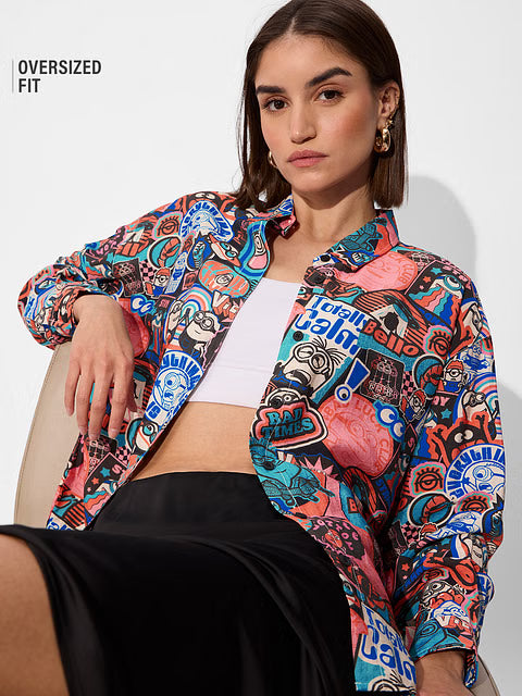 Minions Stamps Women Boyfriend Shirts