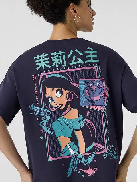 Princess Jasmine Women Oversized T-Shirts