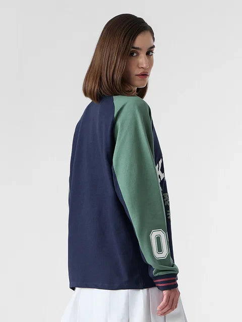 Naruto Kakashi Varsity Women Full Sleeve T-Shirts