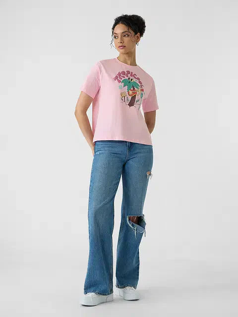 Tropicool Women Relaxed Fit T-Shirts