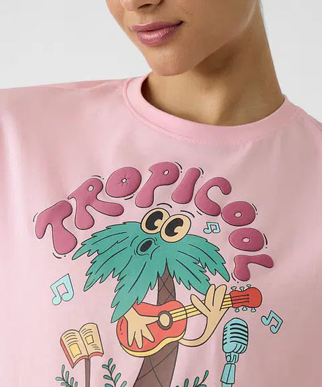 Tropicool Women Relaxed Fit T-Shirts