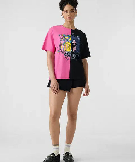 Both Worlds Women Oversized T-Shirts