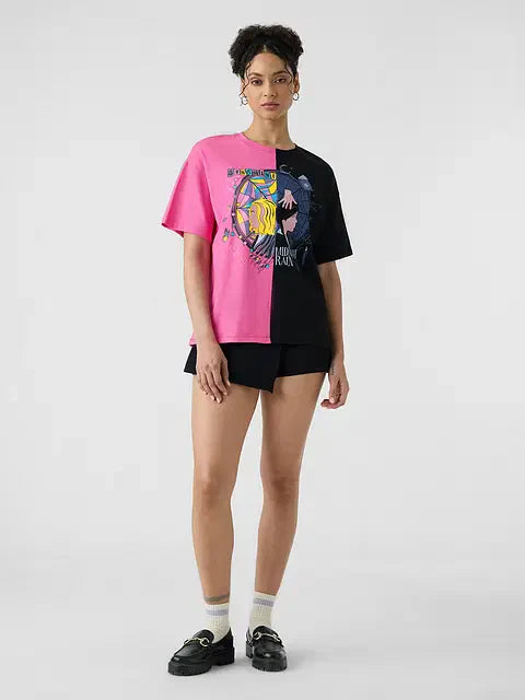 Both Worlds Women Oversized T-Shirts