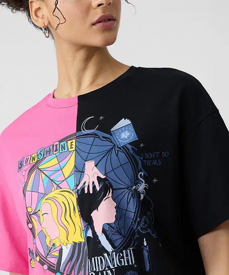 Both Worlds Women Oversized T-Shirts
