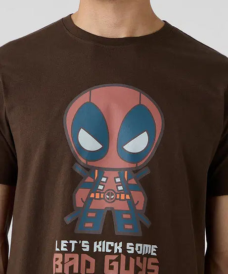 Deadpool Let's Kick Bad Guys T-Shirts