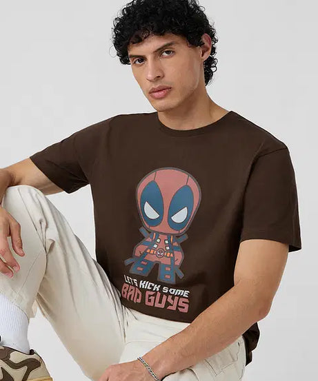 Deadpool Let's Kick Bad Guys T-Shirts
