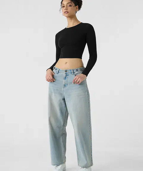 Solids Hot Pink (Cropped Fit) Women Cropped Tops