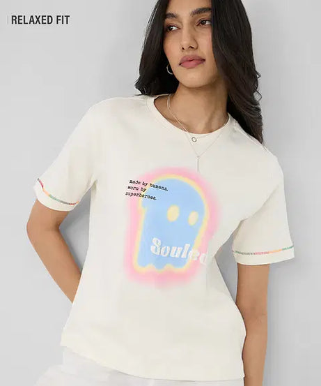 Aura Women Relaxed Fit T-Shirts