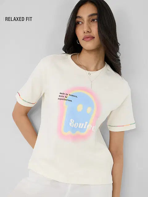 Aura Women Relaxed Fit T-Shirts