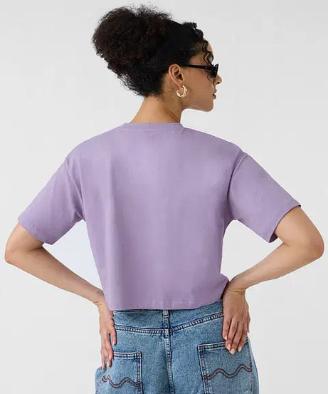 Blessed And Unbothered Women Oversized Cropped T-Shirts