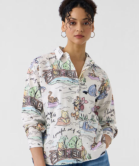 Winnie The Pooh Honey Women Boyfriend Shirts