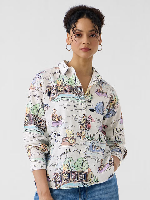 Winnie The Pooh Honey Women Boyfriend Shirts