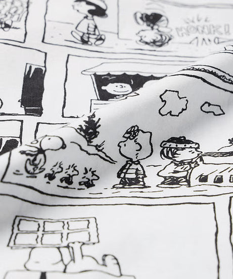 Peanuts Comic Print Women Boyfriend Shirts