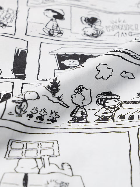 Peanuts Comic Print Women Boyfriend Shirts