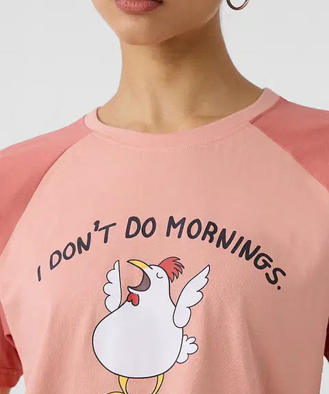 I Don't Do Mornings Women Relaxed Fit T-Shirts