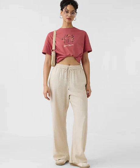 Bloom Slow Down Women Oversized T-Shirts