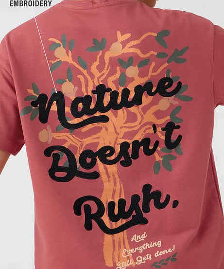 Bloom Slow Down Women Oversized T-Shirts