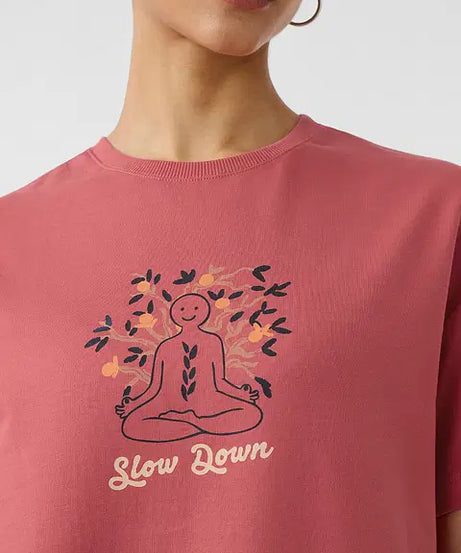 Slow Down Women Oversized T-Shirts