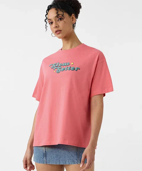 Glow Getter Women Oversized T-Shirts