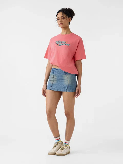 Glow Getter Women Oversized T-Shirts