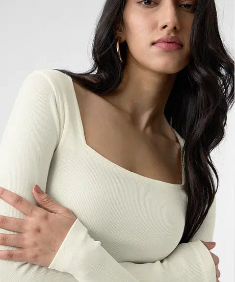 Ribbed Top Rich Black Women Cropped Tops